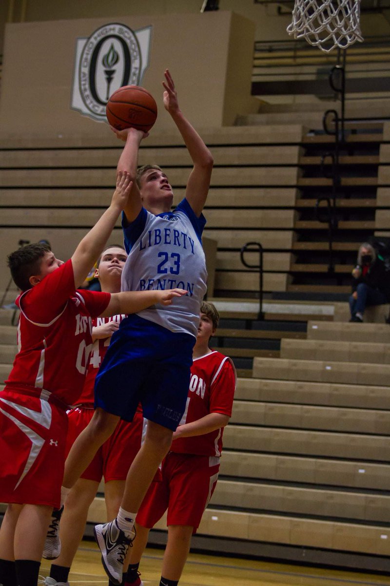 LB 7th BBK wins quarter final game against McComb 65-20. Back in action tomorrow vs Van Buren for the semi-final!

Irwin (18)
Z. Elchert (16)
Baily (12)
Hatch (6)
S. Elchert (6)
Troyer (4)
Thomas (3)