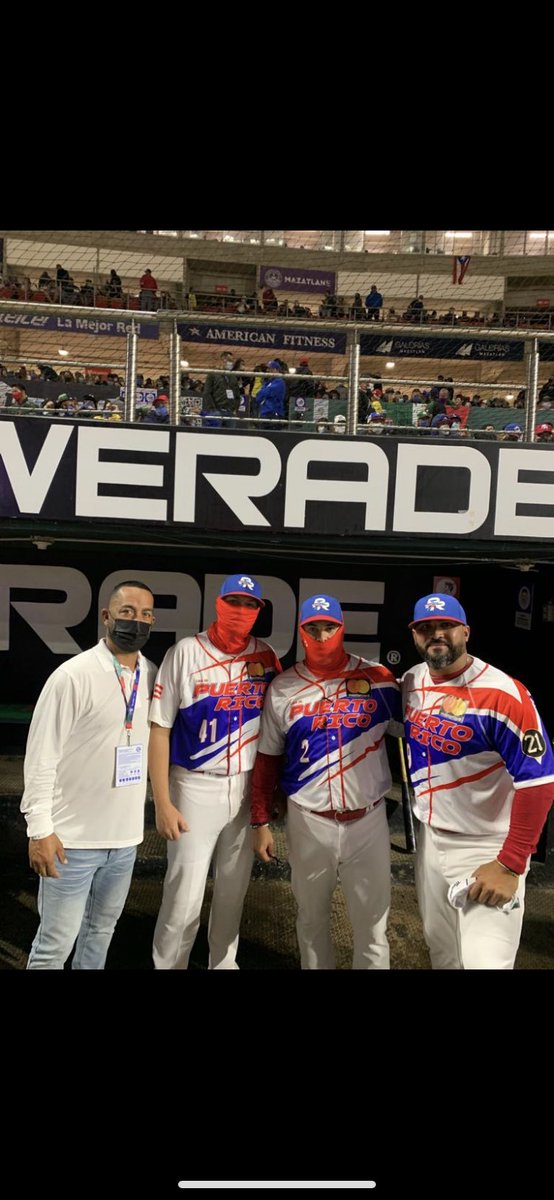 Representando a nuestro pueblo de Cayey y a Puerto Rico en la #seriedelcaribe2021🏆⚾️🇲🇽 @felito00 @ramonvazquez12 @lynkon42 🇵🇷⚾️🔥🎯💪🏾🙏🏽‼️#hermanosqueteregalaelbaseball‼️