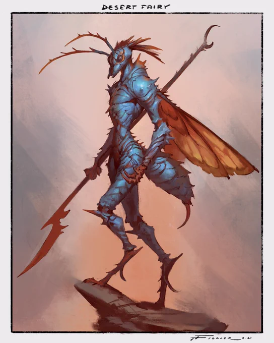 Another Creatuanary post! Day 13, Desert Fairy! ?

Gives a nasty sting.... ?

#creatuanary #creaturedesign 