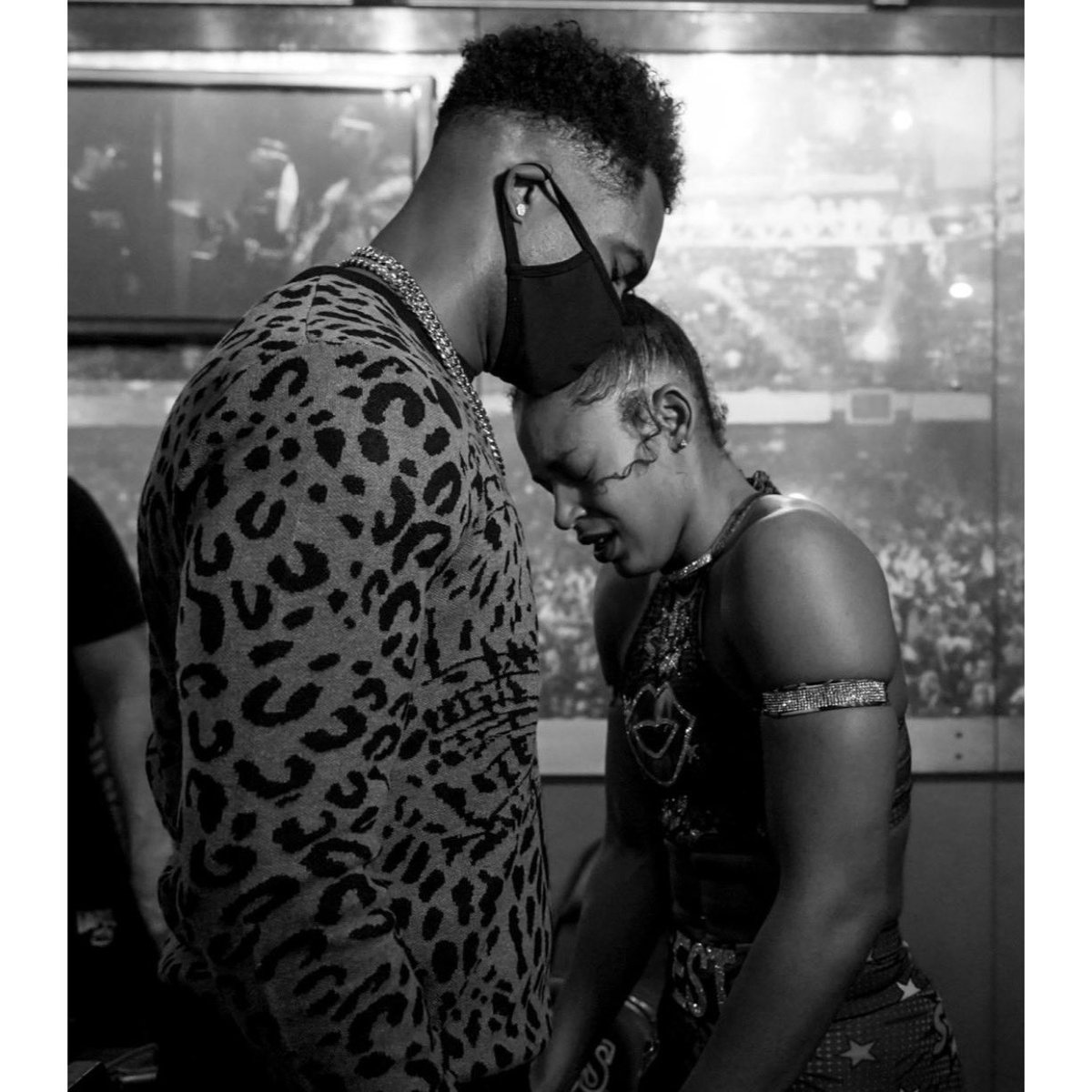 My Husband @montezfordwwe 😍🥰
When I came through the curtain you were the first person I came to
I couldn’t find my words, I had no idea what to do or say so I looked at you and said “can we pray?” You prayed for me, on me, and over me in this moment. I love you.
#RoyalRumble