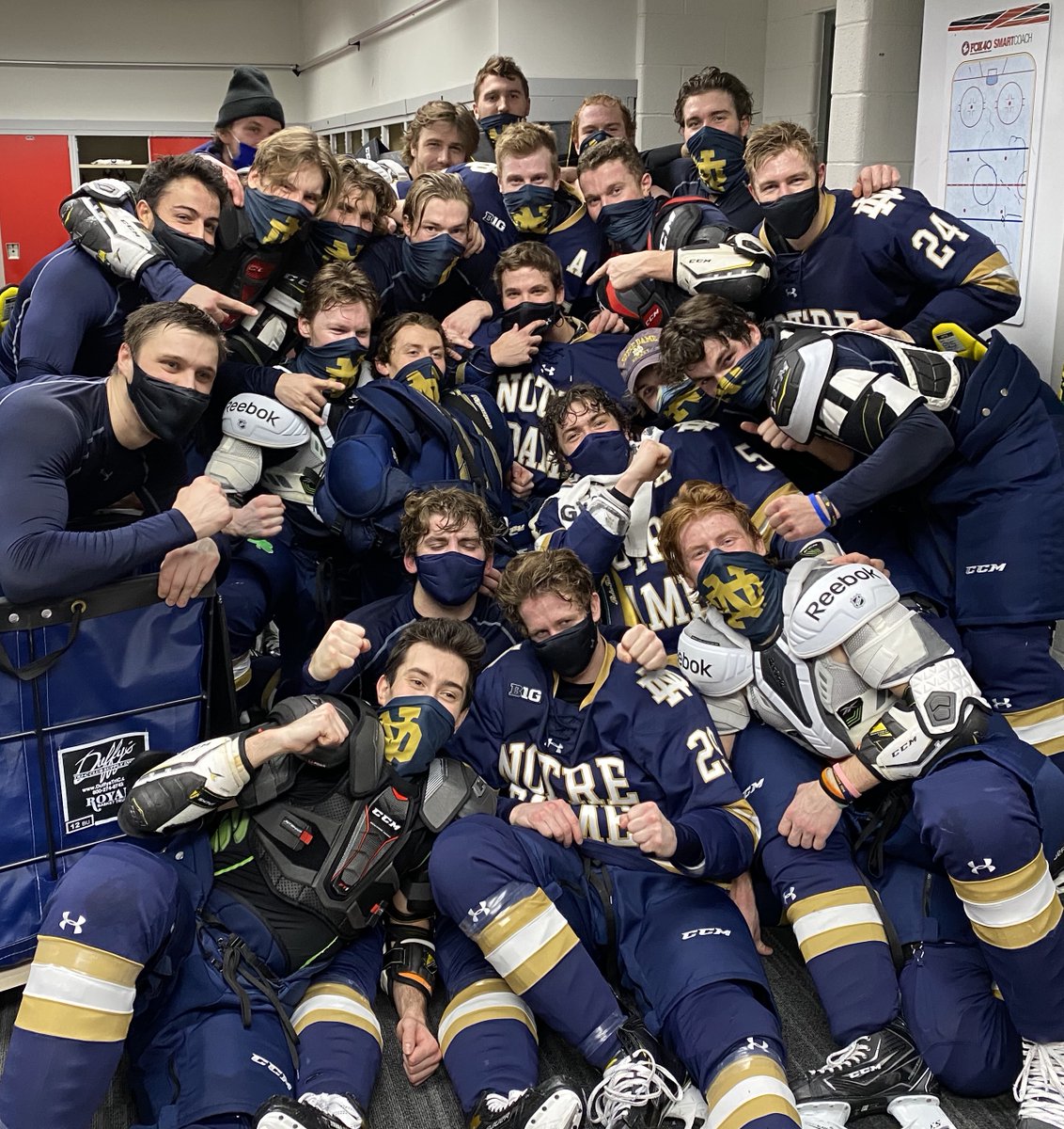 He exemplifies everything we want to be about as a program.

We might've scored eight today but no one more deserving of the victory 🦴 than <a href="/nick_sanford30/">Nick Sanford</a>. 👏

#GoIrish