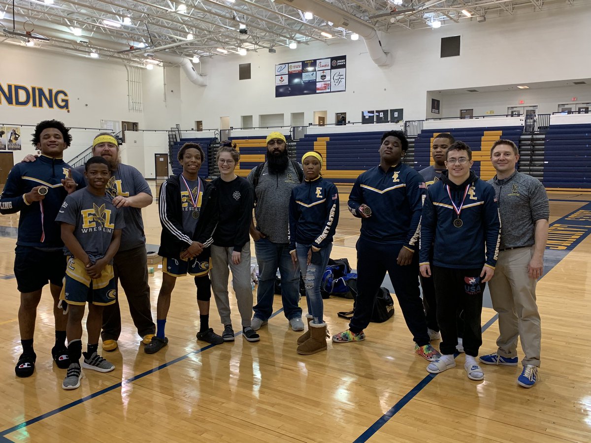 We are so proud of our team today! Eric &amp; Jermaine are Region Champs, Nick &amp; Jahlil are Region Runner ups, &amp; Cristian placed 4th and will be an alternate for state. Plus Kai representing us at Girls’ State, &amp; we’re looking at 6 Eagles in Macon next week!