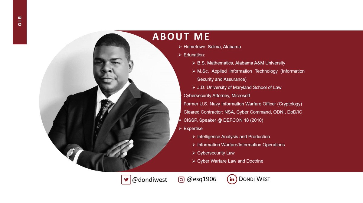 This thread captures resources and points that I just mentioned during my  @BlackInCyberCo1 on  #RacismAndNationalSecurity!