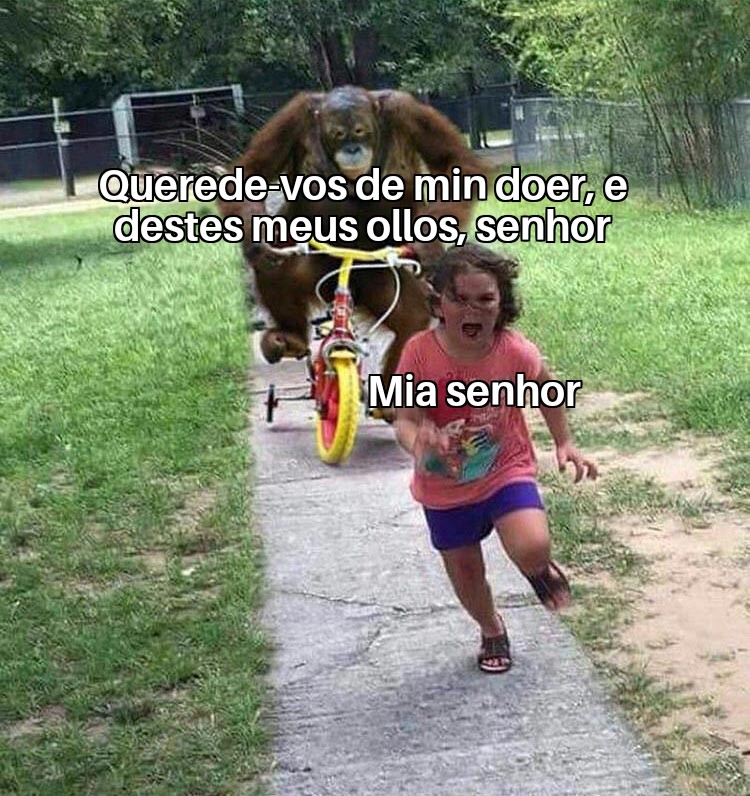 Meme de Lara Rodríguez Porto.