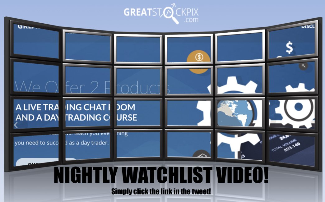 Greatstockpix's tweet image. Day Trading Watch List Video for February 8th: $SPY $VISL $KERN $CLVS $VGAC $SIFY $CLNN $SUNW $SAVA $RHE $CYCC $SOLO $CPSH $WPRT
Watch here: greatstockpix.com/february-8th-w…