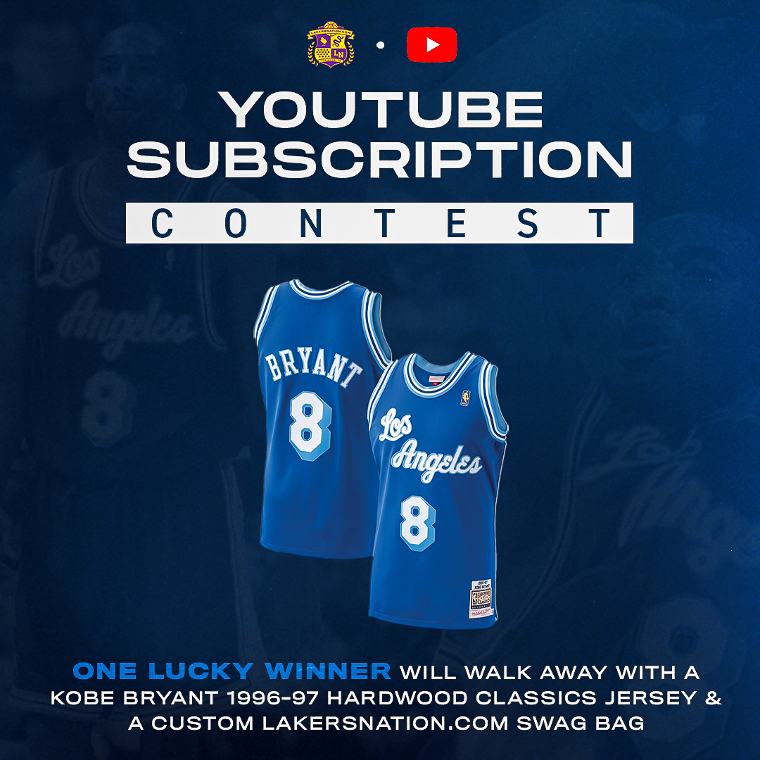 Lakers Nation on X: Don't forget about our Kobe jersey contest! All you  have to do is retweet this and enter your info in the link below to enter.    /