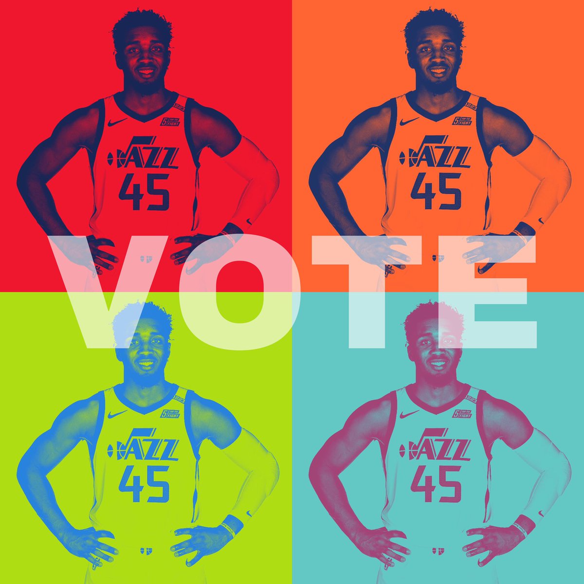 colby_colonel's tweet photo. @spidadmitchell #NBAAllStar 

RT to vote Donovan into the All-Star game! https://t.co/h04S71VM6K