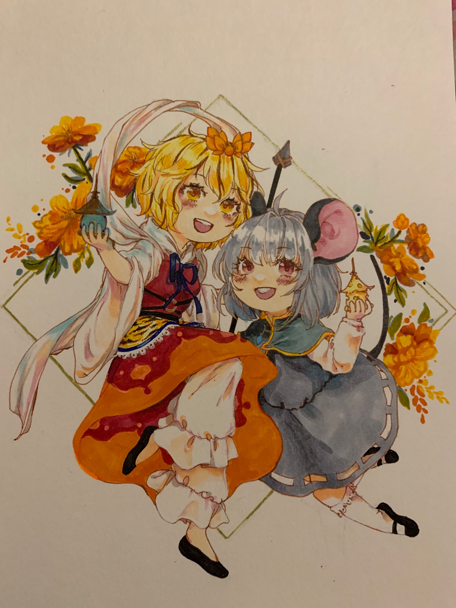 Suteraretajanaisa Shou And Nazrin Shoutoramaru Nazrin Touhouproject Touhou 東方 イラスト Copic 東方project 寅丸星 ナゾリン Undefinedfantasticobject T Co 79cqvl9hg0 Twitter