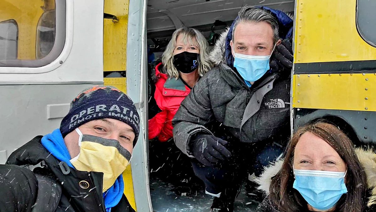 As I reflect on our collective efforts &amp; the impact we’ve had this past week in Neskantaga, I’m grateful beyond words to have been part of #OpRemoteImmunity Team 1, surrounded daily by each &amp; every one of you in your roles.  And, that’s an understatement!