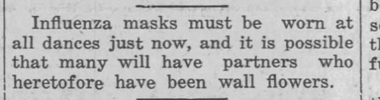 More short thoughts from the newspapers.(Lake Geneva Regional News, 01/02/1919)(Wood County Reporter, 01/09/1919)(Wood County Reporter, 01/16/1919)(Wausau Daily Herald, 12/24/1918)