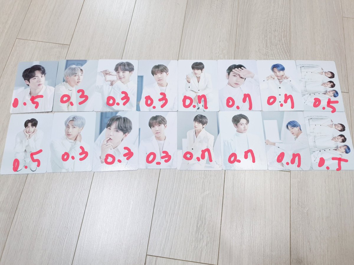 tikicria's tweet photo. BTS GOODS SALE #BTSsale #BTSgoods #BTS #btsphotocard
방탄 포카 양도 미니포카 양도 Mini photocard
인증❌배송비따로
지민 JIMIN 정국 JK 진 JIN 석진 제이홉 Jhope 호석 슈가 SUGA 윤기 남준 RM 알엠 태형 뷔 V
#JIMIN #JIMINgoods #JIMINphotocard
pls send kakao : https://t.co/hU49sd8hmP https://t.co/GmN4VmP9BG