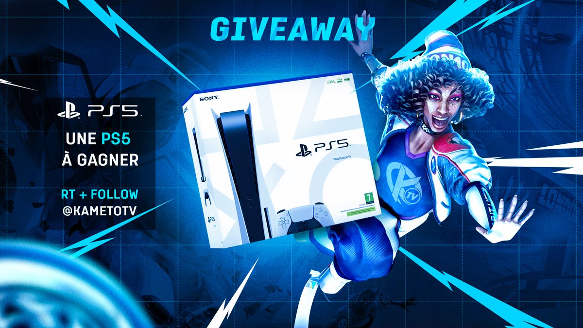 🔴 GIVEAWAY

Grâce à <a href="/PlayStationFR/">PlayStation France</a>, tentez de remporter une PS5 ! 🎮

Pour participer :

✅ RT ce tweet
✅ Follow <a href="/KametoTV/">KametoTV</a> 
📅 Tirage au sort le 27/02

N'oubliez pas que vous pouvez rejoindre la team de <a href="/Kammeto/">Kameto</a> en tweetant vos clips en jeu sur le #TeamKameto ! 👊🏻