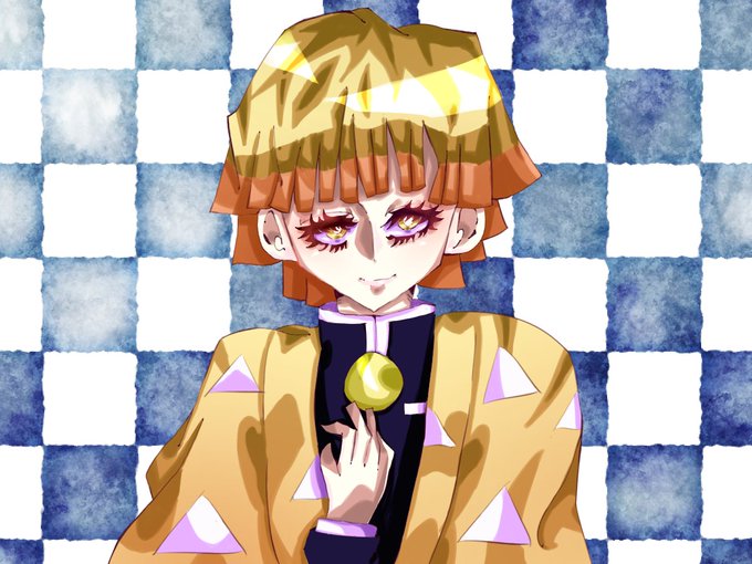 お塩さんがTwitterに投稿した我妻善逸(鬼滅の刃)のイラスト。