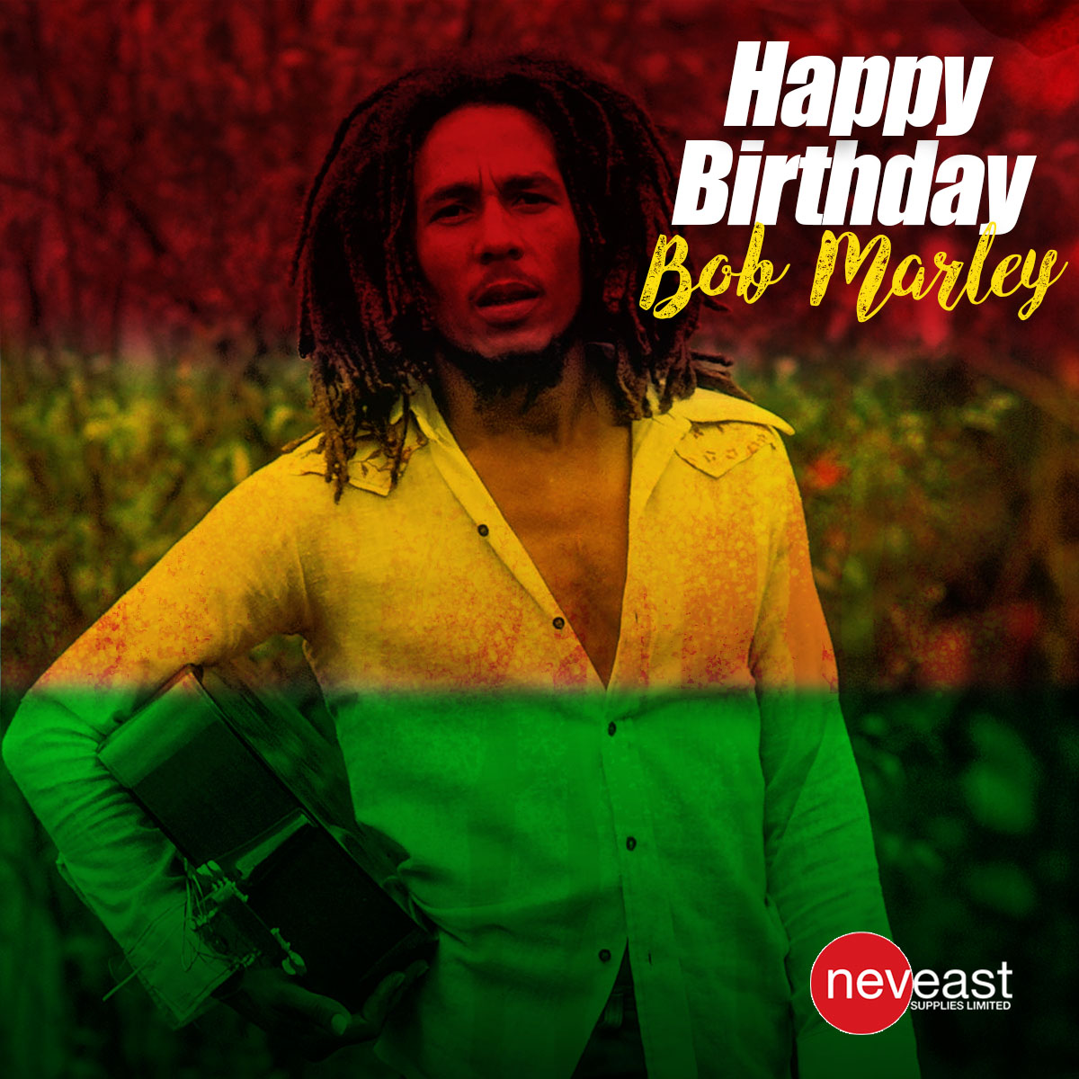 Happy 76th Birthday to a true icon, Bob Marley.   