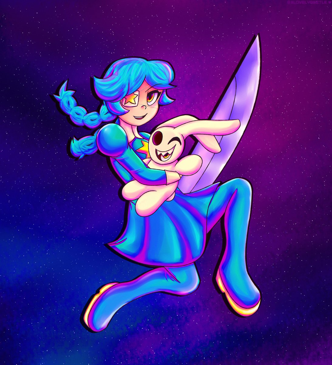 xlovelybeetle's tweet photo. annie!! just had to draw her again. ⭐💖
#skullgirls #annieofthestars #WhensAnnie https://t.co/telQag0p5H