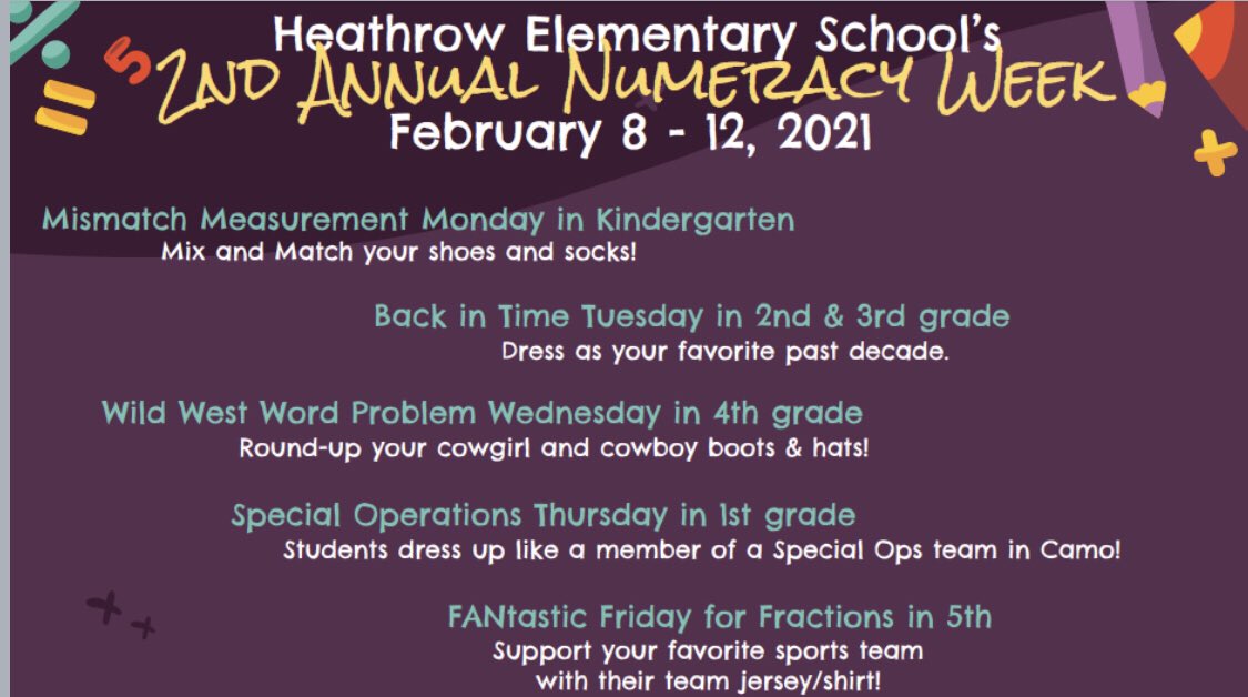 We can’t wait to kick off Numeracy Week on Monday!!📊📐🧮