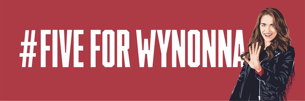 BarbatoAlex's tweet photo. #FiveForWynonna #WynonnaEarp 
#1 shitshow that would love to find a new home! What about it @hulu @netflix @PrimeVideo!! An established worldwide fandom and ready to follow our show anywhere! https://t.co/783MuYYXBS