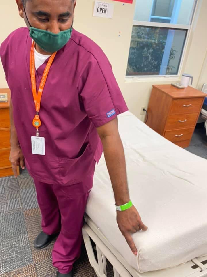 MelSfef's tweet photo. Skills-based training is where it’s at! 

OTC CNA student Fabian transfers his hospitality skills to healthcare.  

Skills-based training &amp; hiring capitalize on students’ #EssentialPotential @HenmackIII - thanks for investing #Cares $ in @ocpsotc rapid programs @ORLPartnership https://t.co/Y13bAGb1jk