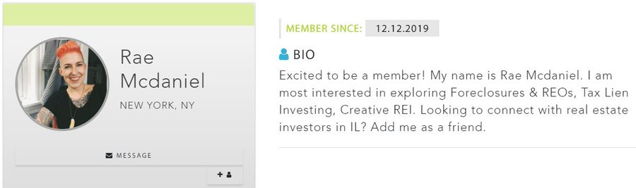 Wonder why they deleted this incriminating proof they love profiting off people's misfortune? https://connectedinvestors.com/member/rae-mcdaniel