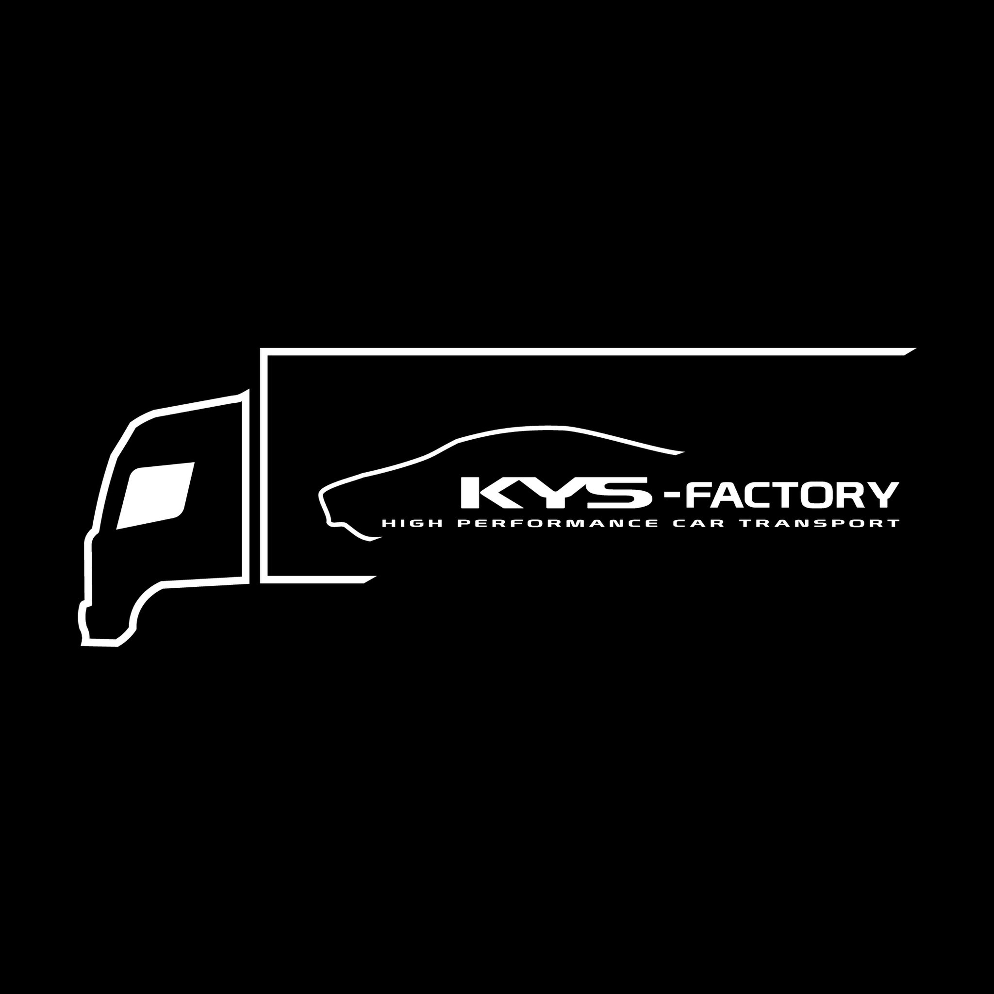 Kys Factory 今月より箱型積載車を本格的に運用開始です 雨に濡れる事も 飛び石も受ける事なくお車を運べます タイヤラッシングでの固縛 エアサス車ならではの振動軽減 夜間専用イルミネーションなど改造車屋の拘りが満載です T Co
