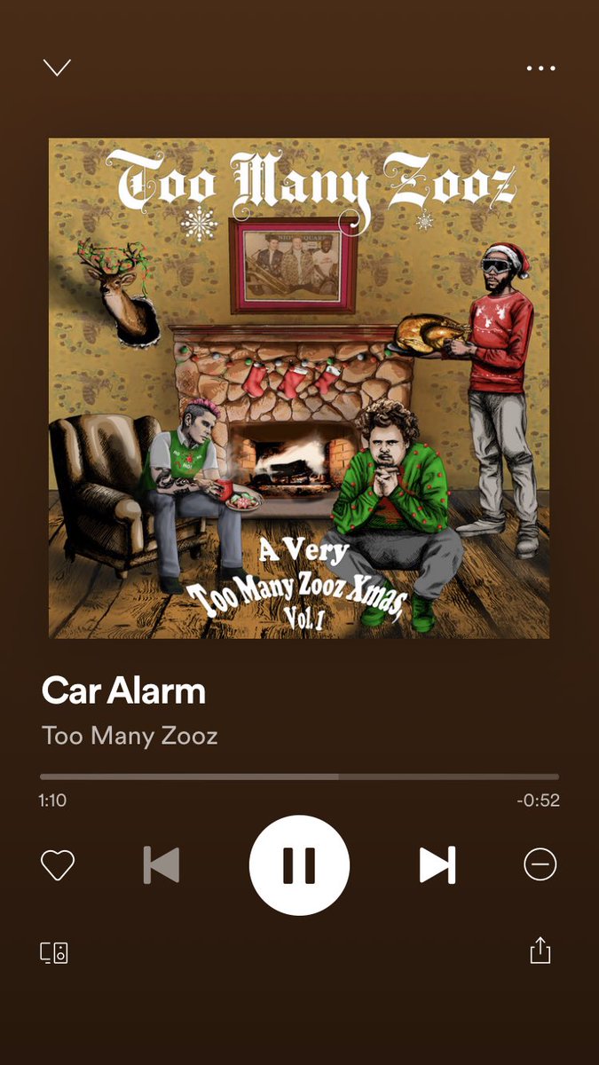 The fact that they don’t actually have a car alarm going in the studio version of this song (the only one on Spotify) has gotta be SOME SORT of crime man