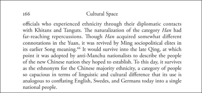 The naturalization of the category Han had far-reaching consequences.