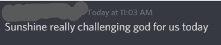 SpeakofSunshine's tweet photo. Starting this Sunday Morning right #ScreenshotsSansContext #DMShenanigans #TAK https://t.co/zguXyFdOME