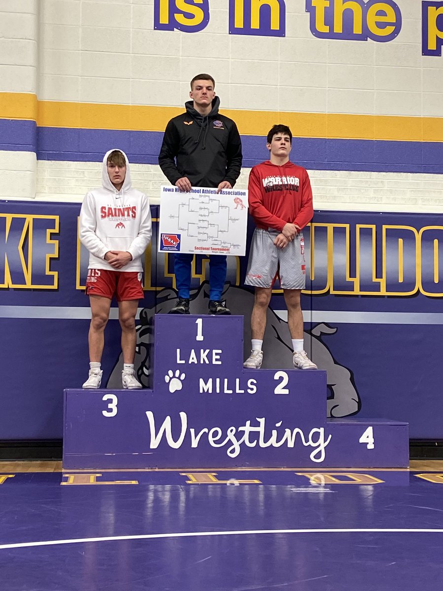 SaintAnsgarW's tweet photo. Congratulations Lorne on getting 3rd place in Sectionals!!! https://t.co/9hnNeVFRX1