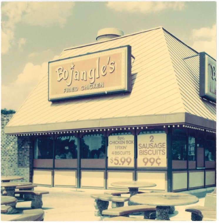 Bojangle's:A lot of my followers are too young to remember Bojangles ever being here but they were and they left in the early 80s. Fortunately, a new location has opened just across the state line in Olive Branch.