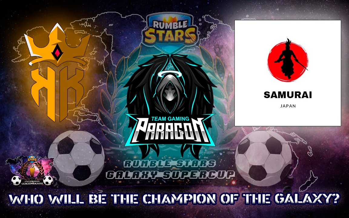 Este fin de semana dará lugar la última competición de la primera edición entre los 3 equipos que más destacaron en la Galaxy el pasado año.

Todos los partidos se podrán ver a través de Twitch ⚽🦁

<a href="/KingOfKings_GG/">King Of Kings 👑</a>
<a href="/TG_Paragon/">Team Paragon</a>
#SamuraiJapan