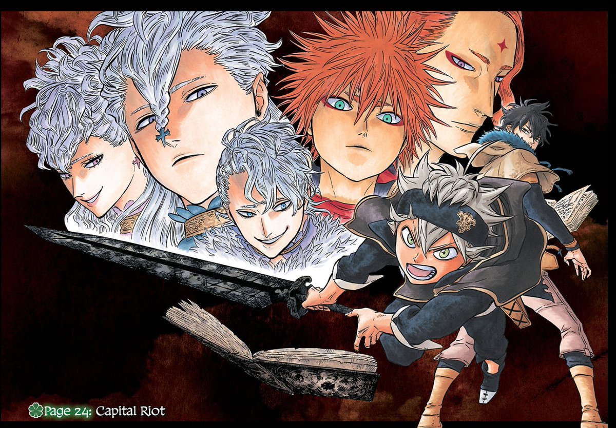 Thread of every color page in Black Clover(lmk which ur favorites are):