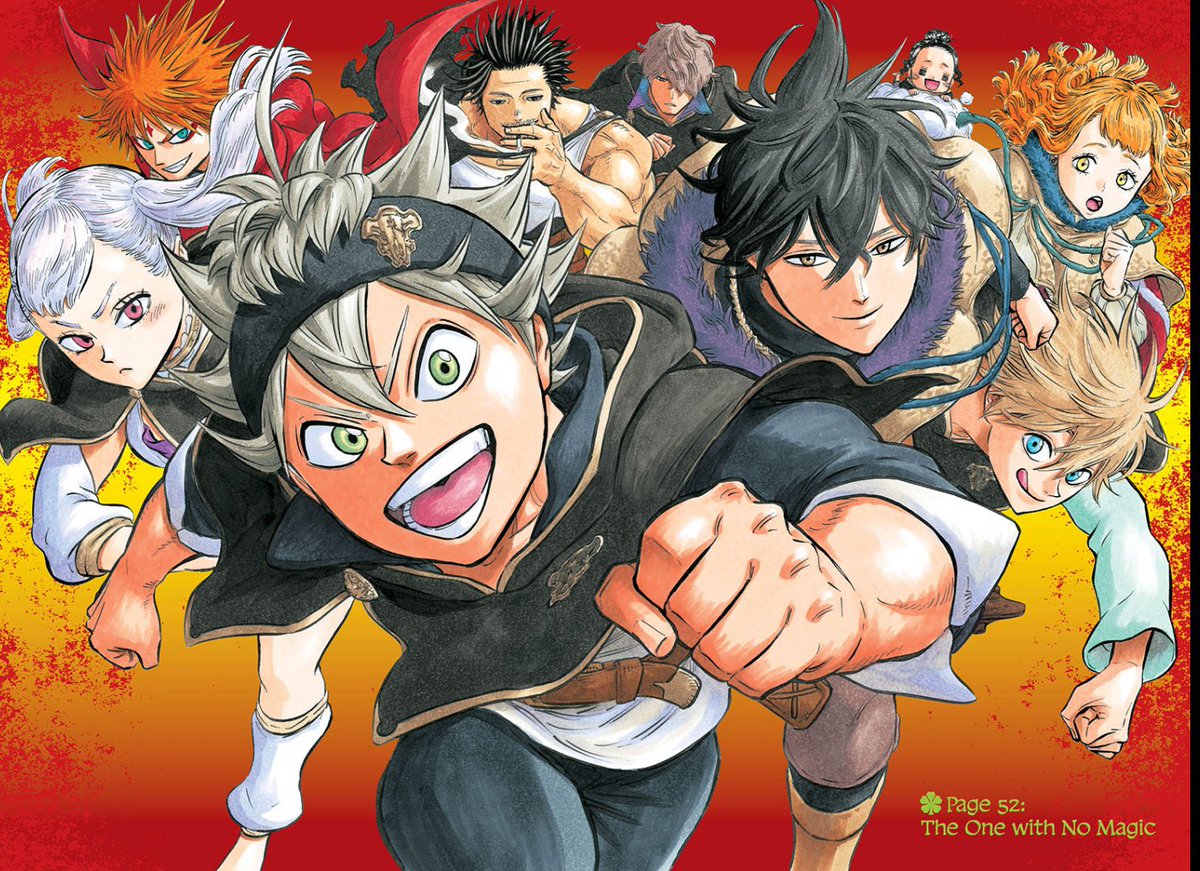 Thread of every color page in Black Clover(lmk which ur favorites are):