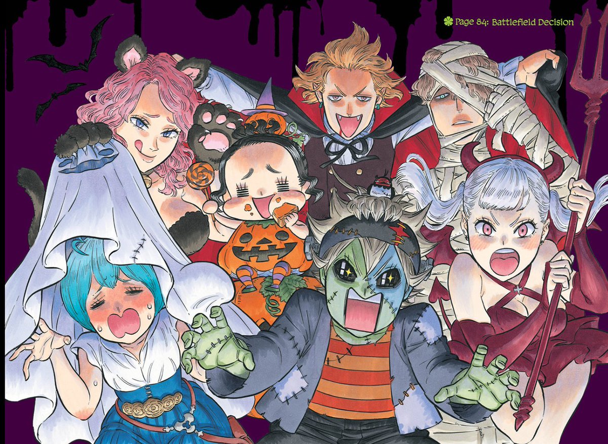 Thread of every color page in Black Clover(lmk which ur favorites are):