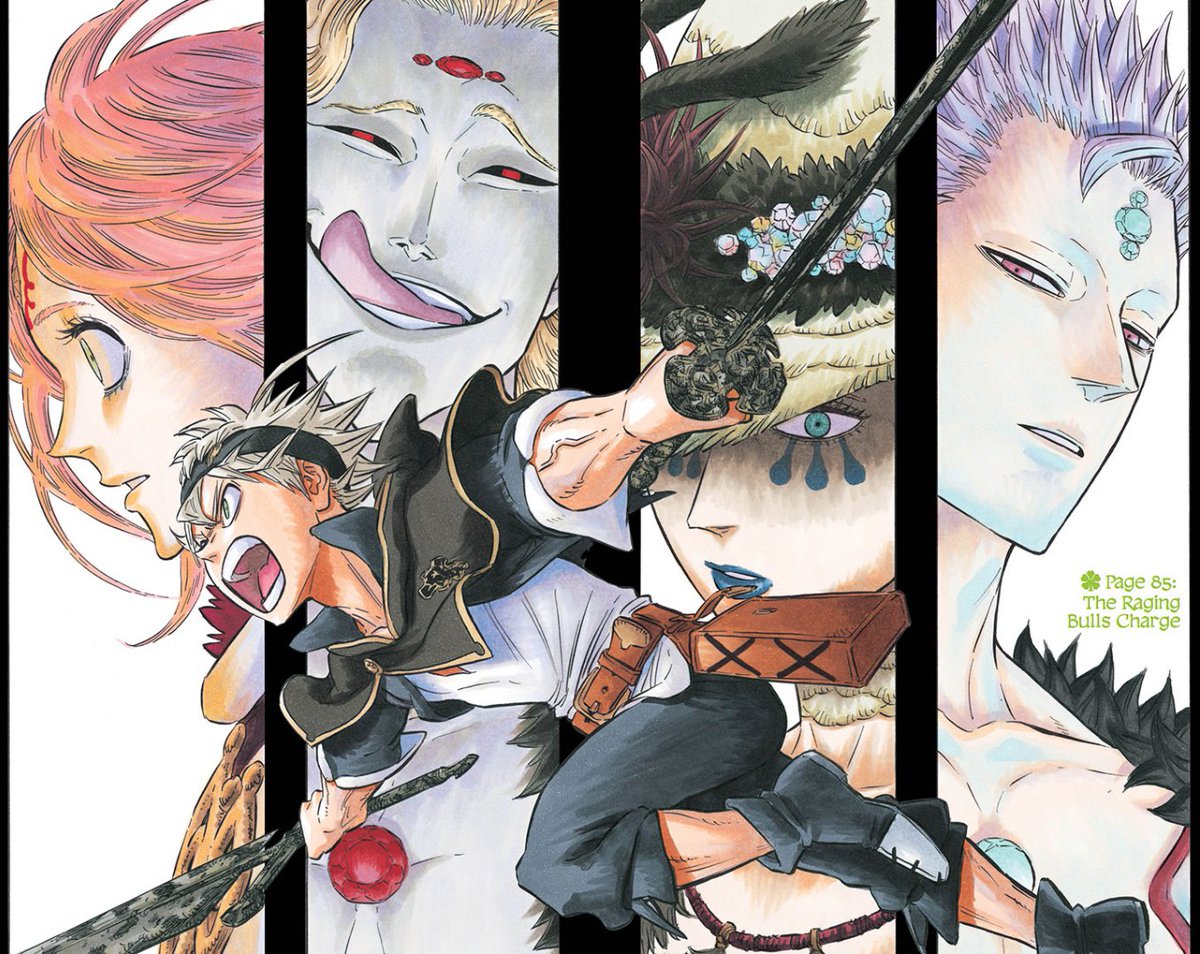 Thread of every color page in Black Clover(lmk which ur favorites are):