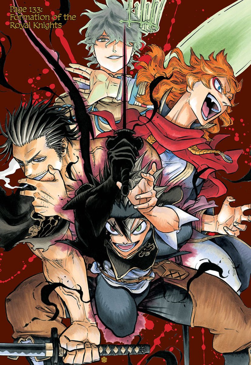 Thread of every color page in Black Clover(lmk which ur favorites are):