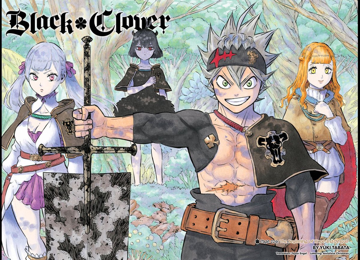 Thread of every color page in Black Clover(lmk which ur favorites are):