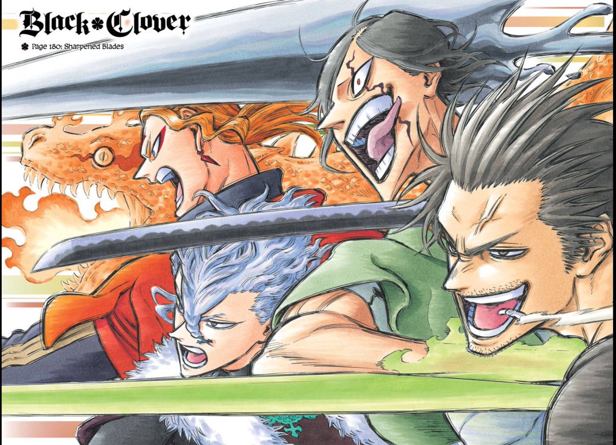 Thread of every color page in Black Clover(lmk which ur favorites are):