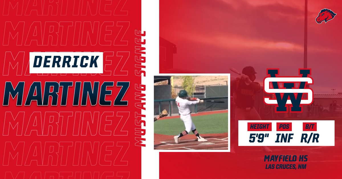 usw_baseball's tweet photo. We would like to welcome one of our newest signees for the class of 2021! Derrick Martinez is an infielder from the great state of New Mexico! #RollStangs https://t.co/fuELs2KRVk