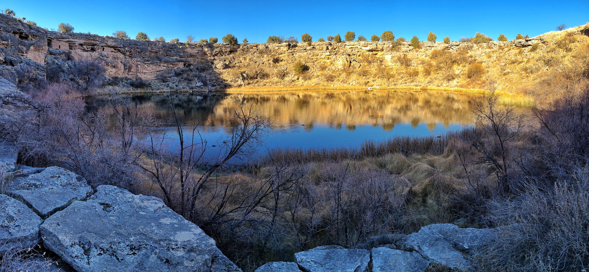 The Arizona sink hole, the Montezuma Well. 