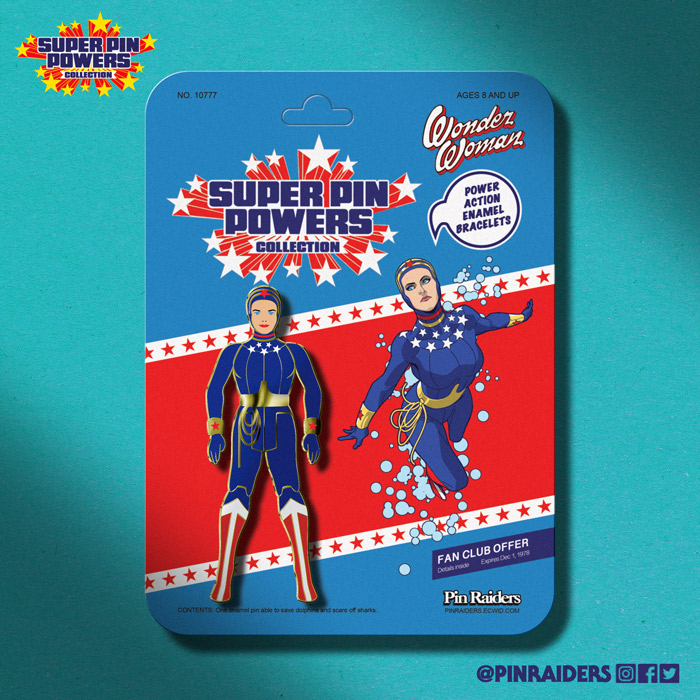 Huge thanks to everyone who ordered WW77!🥰 While we are still busy packing and shipping the remaining orders, here's a preview of the next #WonderWoman pin from the tv series, the WONDER WETSUIT!  

Pre-orders will go live FEB 26th, stay tuned! 
#SuperPinPowers