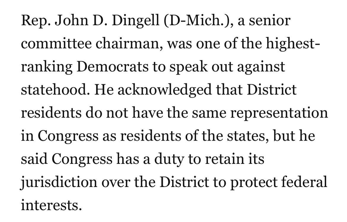 DC residents have supported statehood for decades.But it only became a national thing based on two factors:- DC gentrification- Democrats caring more about the party than their own districts https://www.washingtonpost.com/archive/politics/1993/11/22/house-turns-down-statehood-for-dc/93c04aac-5635-4c5e-899a-9584e2660650/  https://twitter.com/probablyreadit/status/1358181129178796032