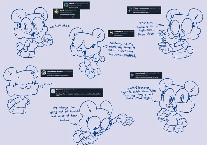 was debating on how i would post these but i just put all of them into one thing, next set of answers will come soon 