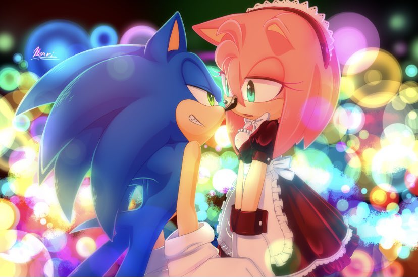 Sonamy Channel on X: #SonicPrime: Sonic is charming Amy Rose