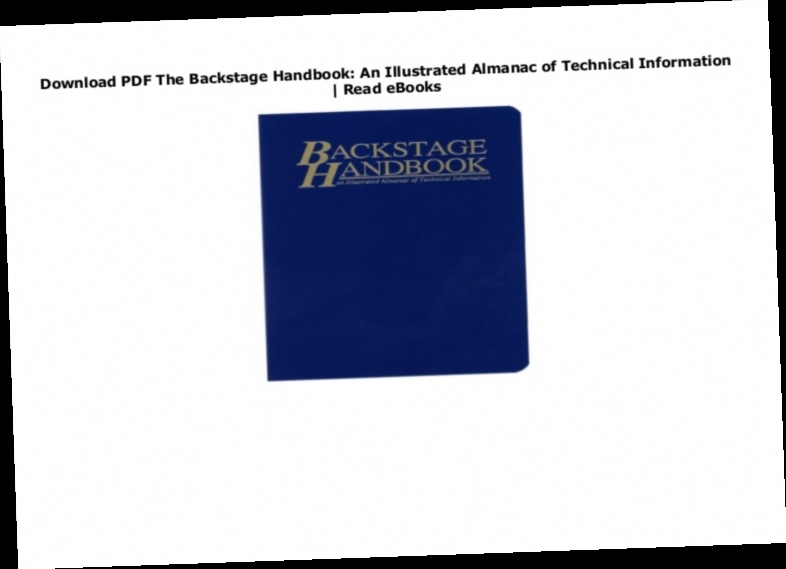 ""backstage handbook"" download pdf / Twitter