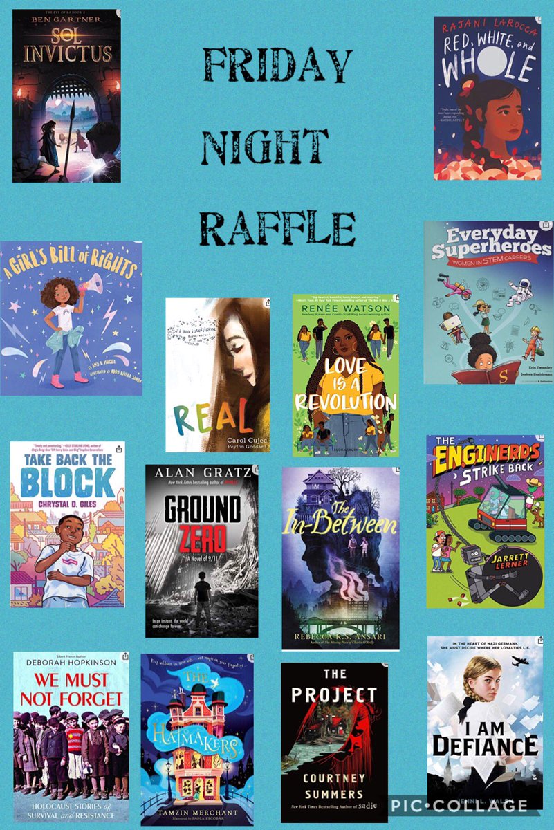 CynthiaSchwind's tweet photo. 🎉🎉Friday Night Raffle 🎉🎉Let’s get these new books home! #FridayNightRaffle #KidsNeedBooks https://t.co/du2hn4rBb5