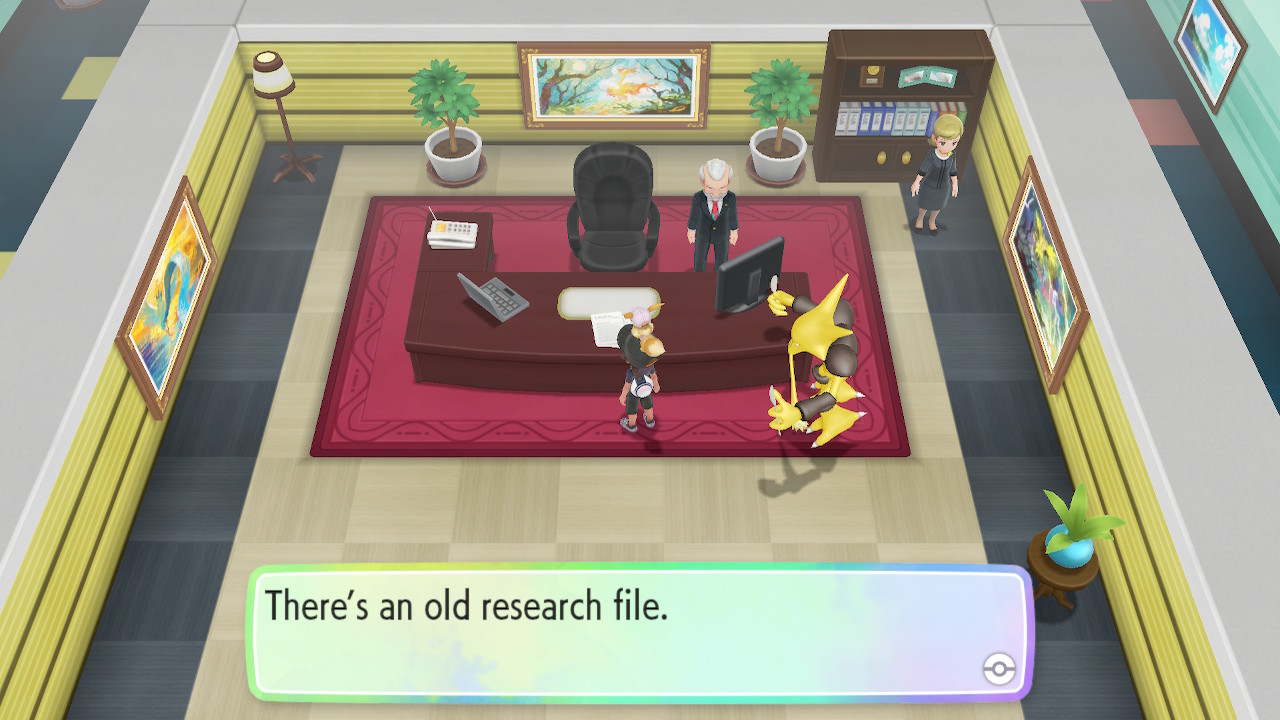 Pldh A Fun Detail Added To Pokemon Let S Go Is That Giovanni Was Trying To Negotiate A Deal With Silph Co For The Latter To Create Pokemon Like Mewtwo Using