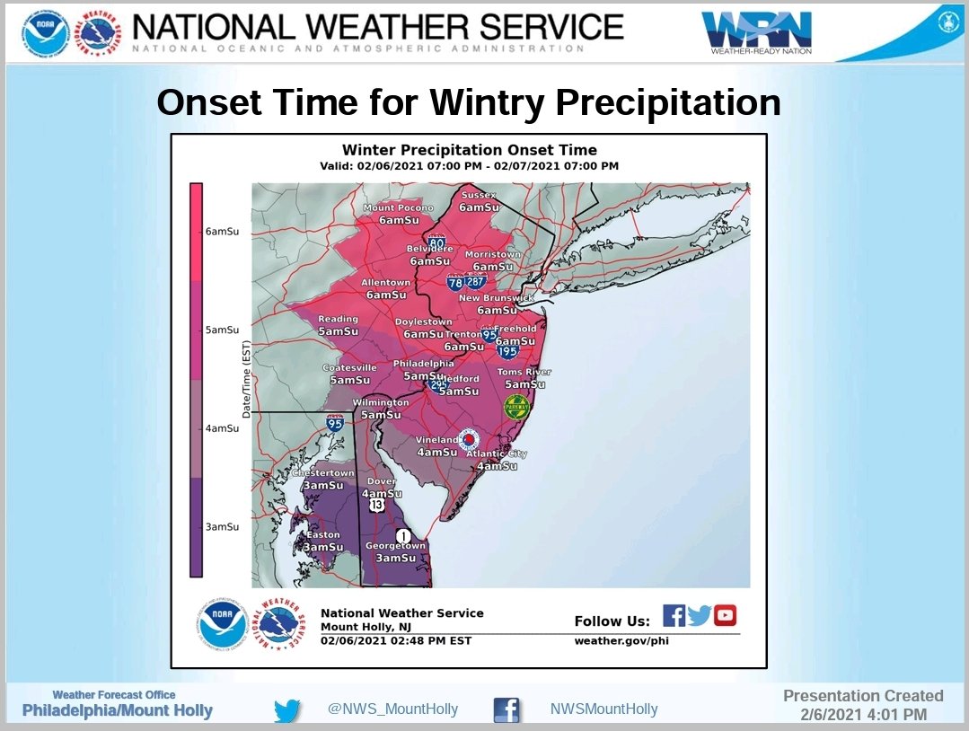 SeaGirtPolice's tweet photo. @NWS_MountHolly has issued a Winter Storm Warning❄ for our area.SGPD, OEM,DPW and Boro Admin are monitoring weather. A reminder, please remove vehicles from all streets to assist our DPW crews if it is necessary for them to plow&amp;please be extra cautious when traveling on roads. https://t.co/inJAg9oMcK