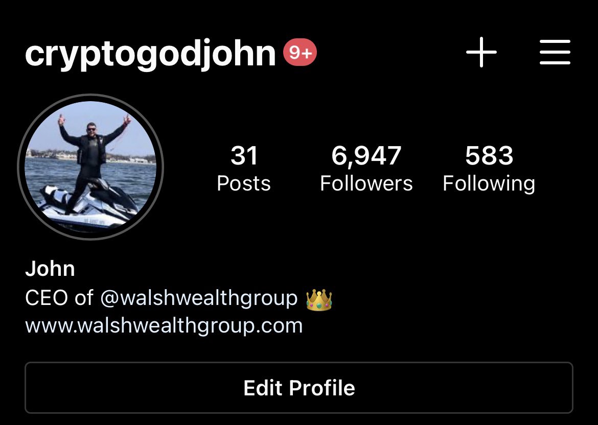 $300 USDT giveaway. 

Rules:
1. Follow my Instagram instagram.com/cryptogodjohn?…

2. Like &amp; RT

3. Tag 2 friends to split $300 with. 

Winner drawn 2/7 1PM EST $100 to each winner.