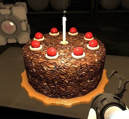 Portal 2007 Chocolate Cake
