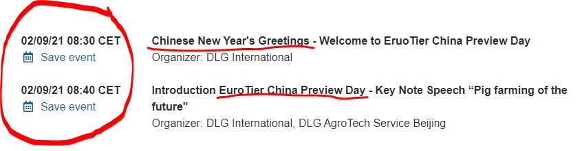 EuroTier's tweet photo. On 9th Feb, the event “Chinese New Year's Greetings - Welcome to “EuroTier China“ Preview Day “ is sure to attract visitors from China.

Organizer: DLG International
#eurotier #china #livestock
@Rina_Sowler
Full technical program here
https://t.co/lkUn32Afas
#eurotier https://t.co/zpd3pQ73hE